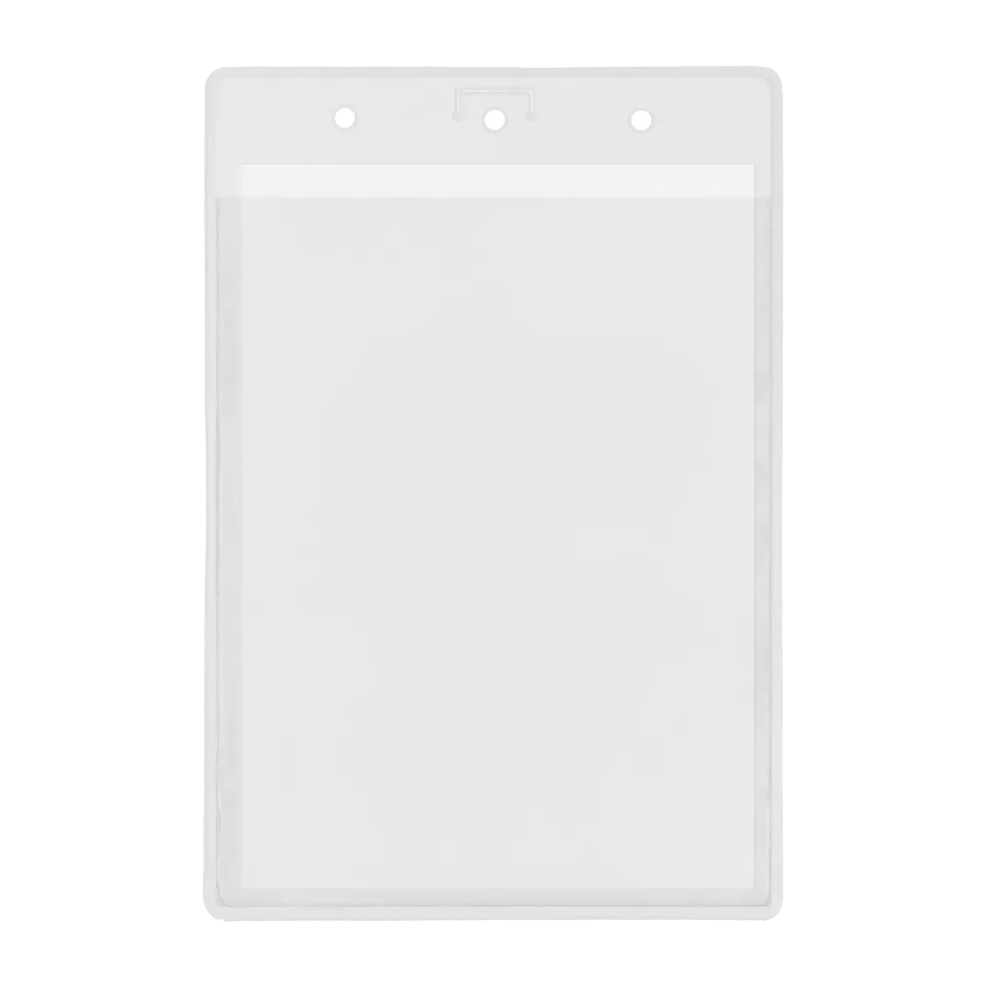 Vue 2 de Corps badge pvc a6 fab fr