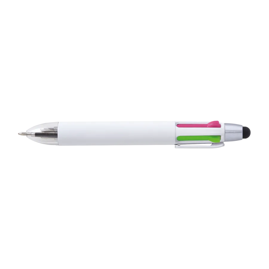 Vue 4 de Stylo/stylet 4 couleurs