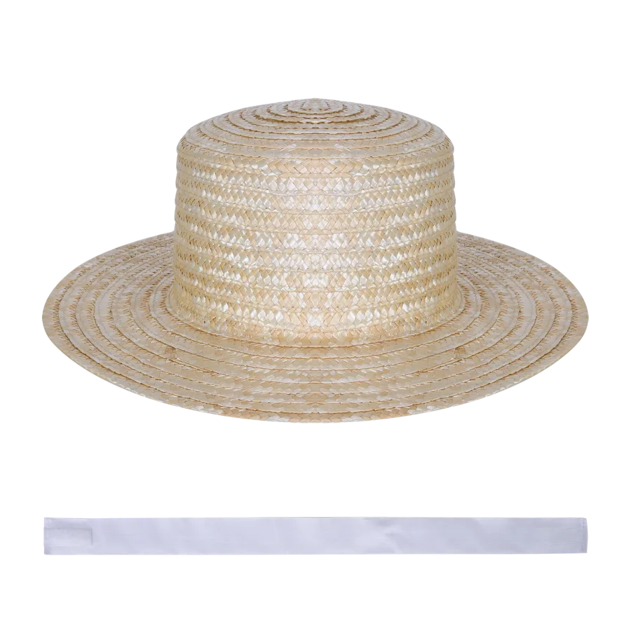 Vue 4 de Chapeau canotier avec bandeau