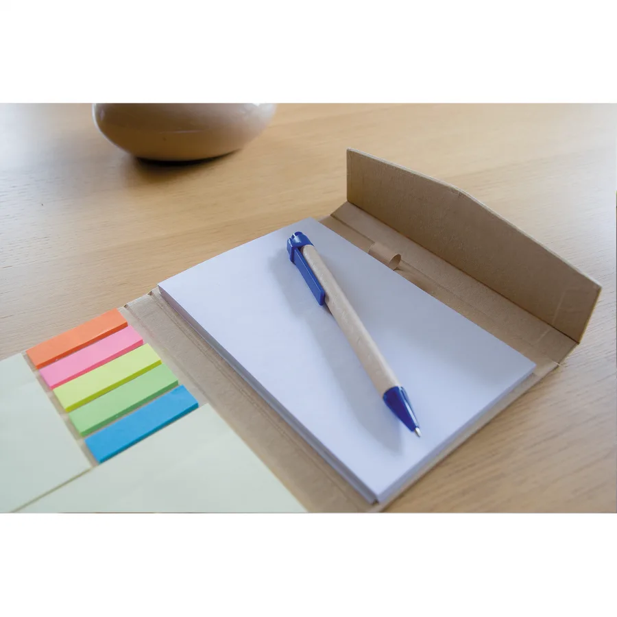 Vue 5 de Carnet a6 avec adhesif/stylo