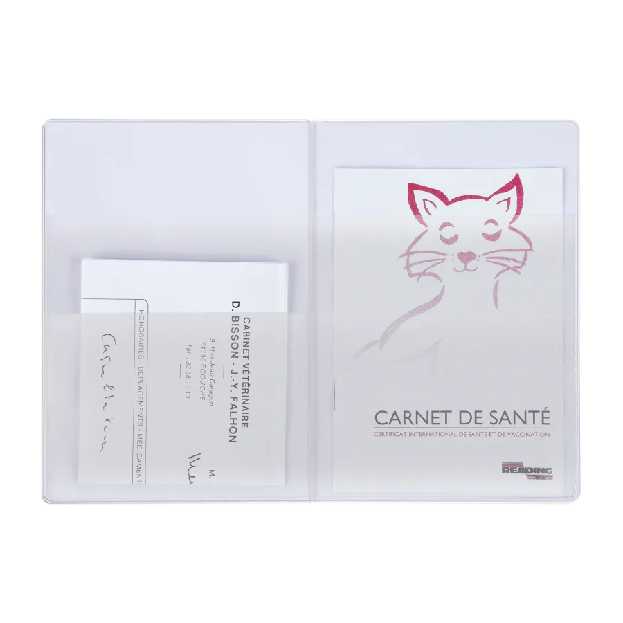 Pochette sante 4 p pvc mat