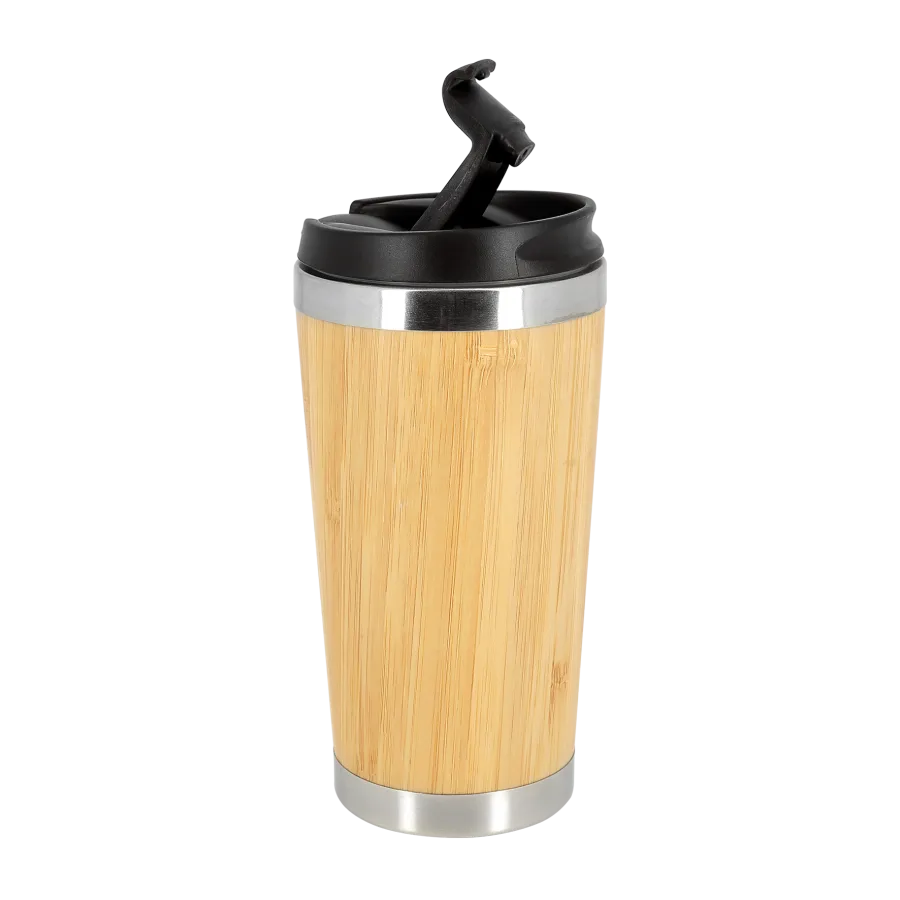 Vue 2 de Mug isotherme bambou 45cl