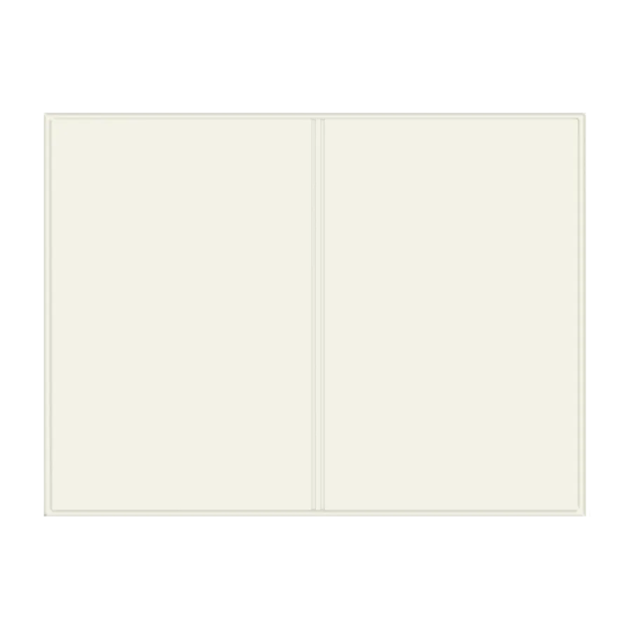 Etui 2 cartes pvc mat