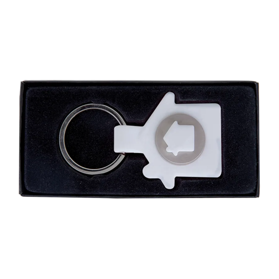 Vue 5 de Porte-cles jeton maison