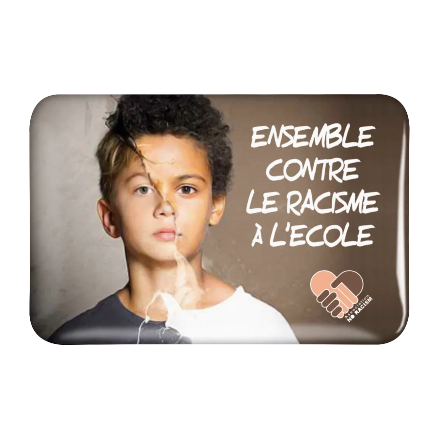 Vue 5 de Badge rectangle 5,9 x 3,9 cm