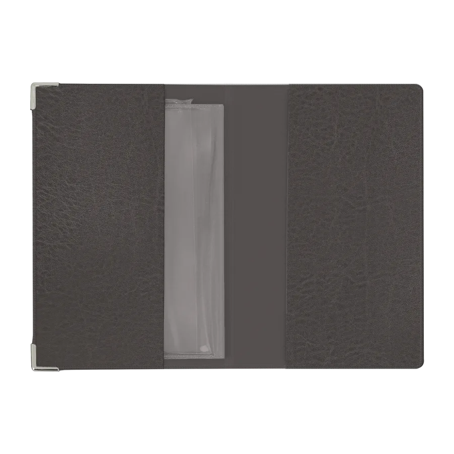 Vue 3 de Porte-carte grise imit cuir