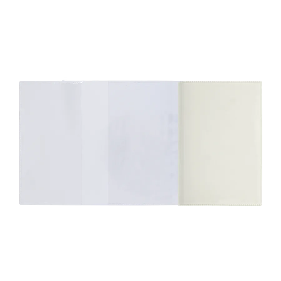Vue 4 de Porte-carte grise pvc mat