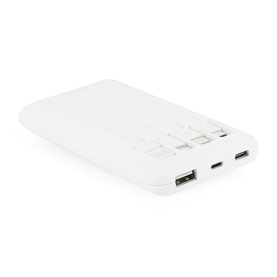 Vue 3 de Power bank 10000 ma sans fil
