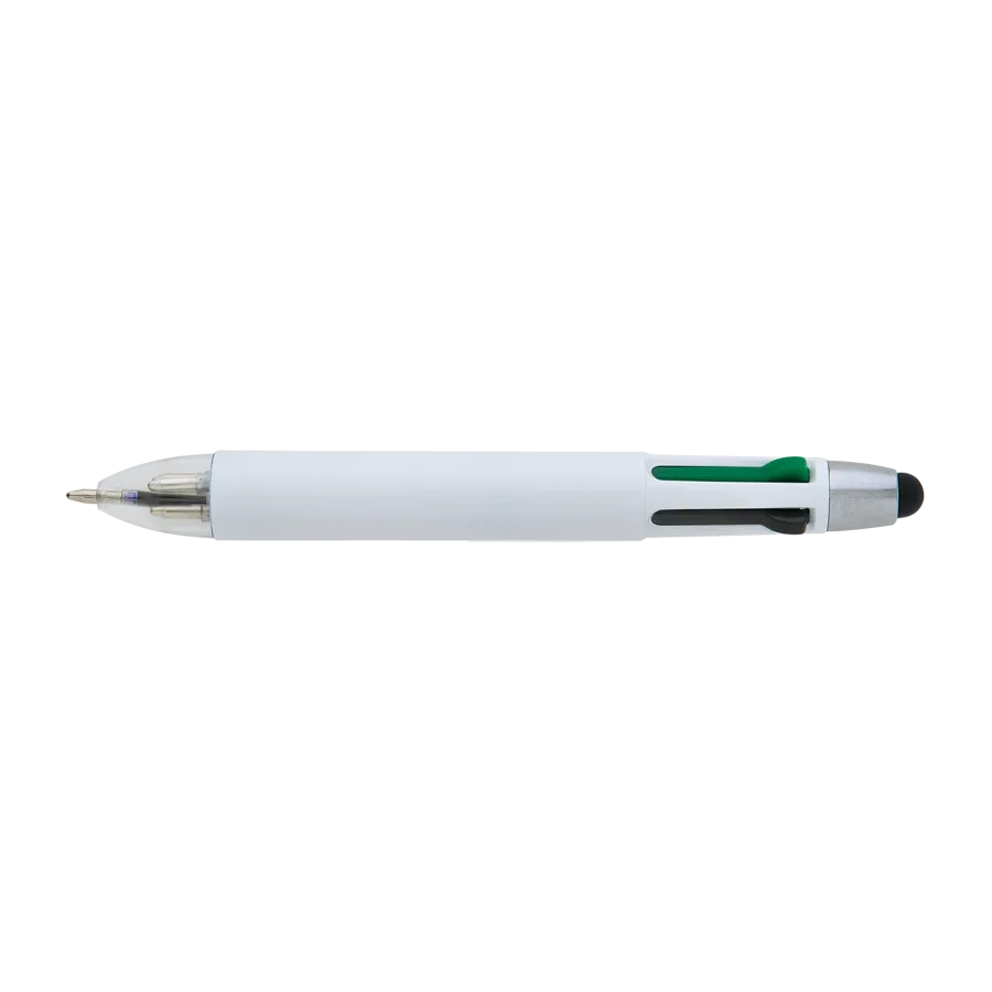 Vue 4 de Stylo/stylet 4 couleurs