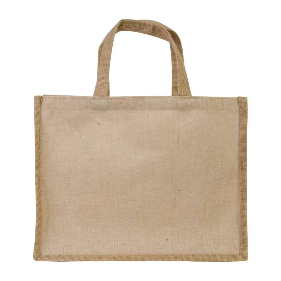 Vue 3 de Sac shopping / plage jute 19 l