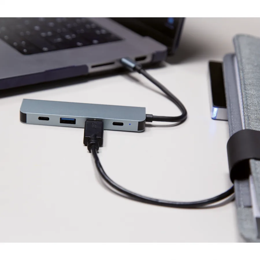 Vue 5 de Hub adaptateur usb type c