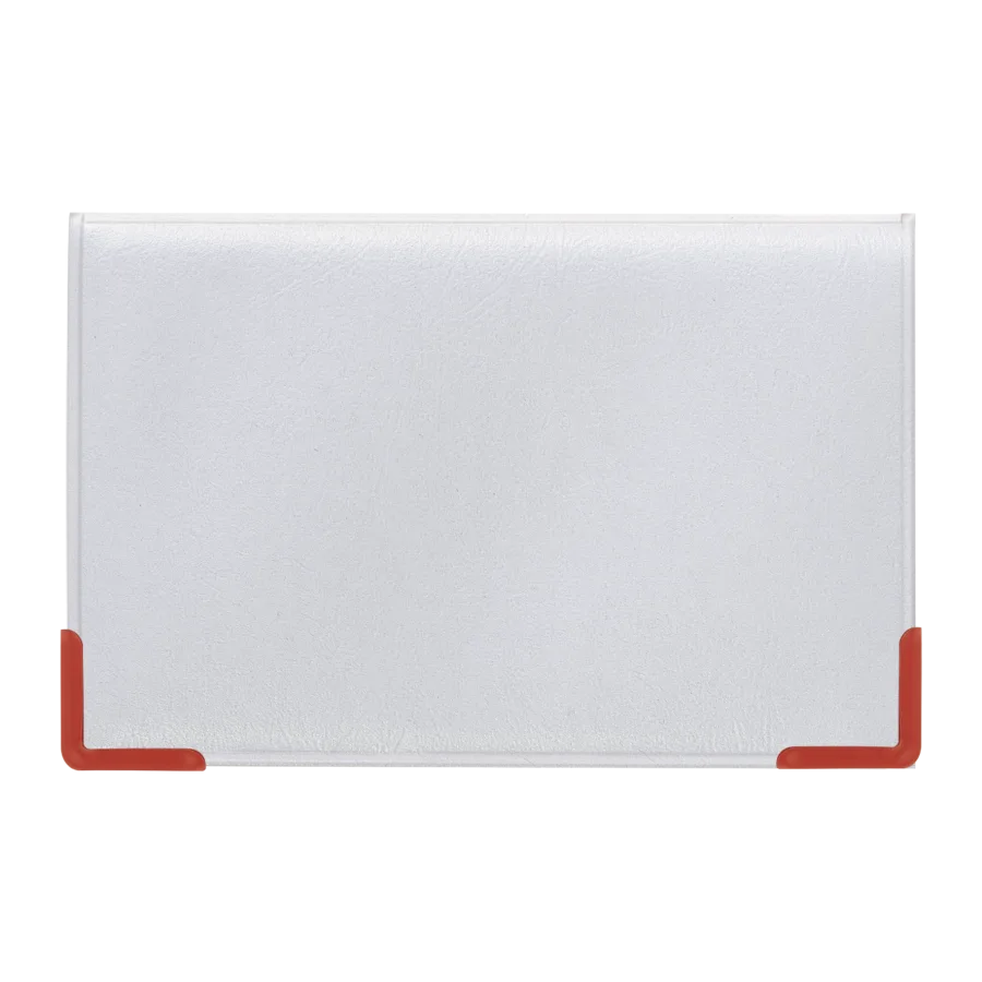 Etui 2 cartes pvc stand+coins