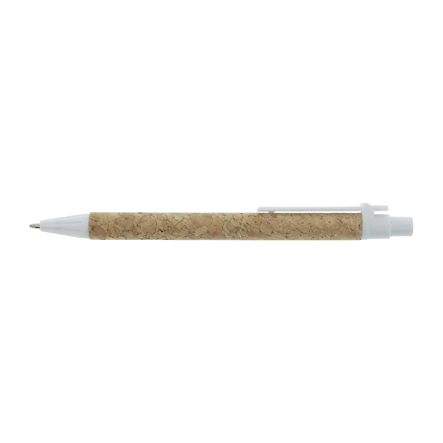 Vue 3 de Stylo bille liege recycle