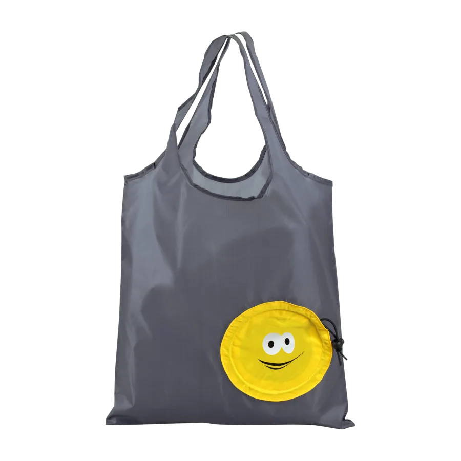 Vue 4 de Sac shopping pliable smile