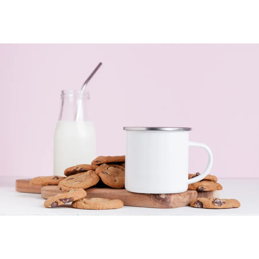 Vue 2 de Mug vintage emaille 33cl