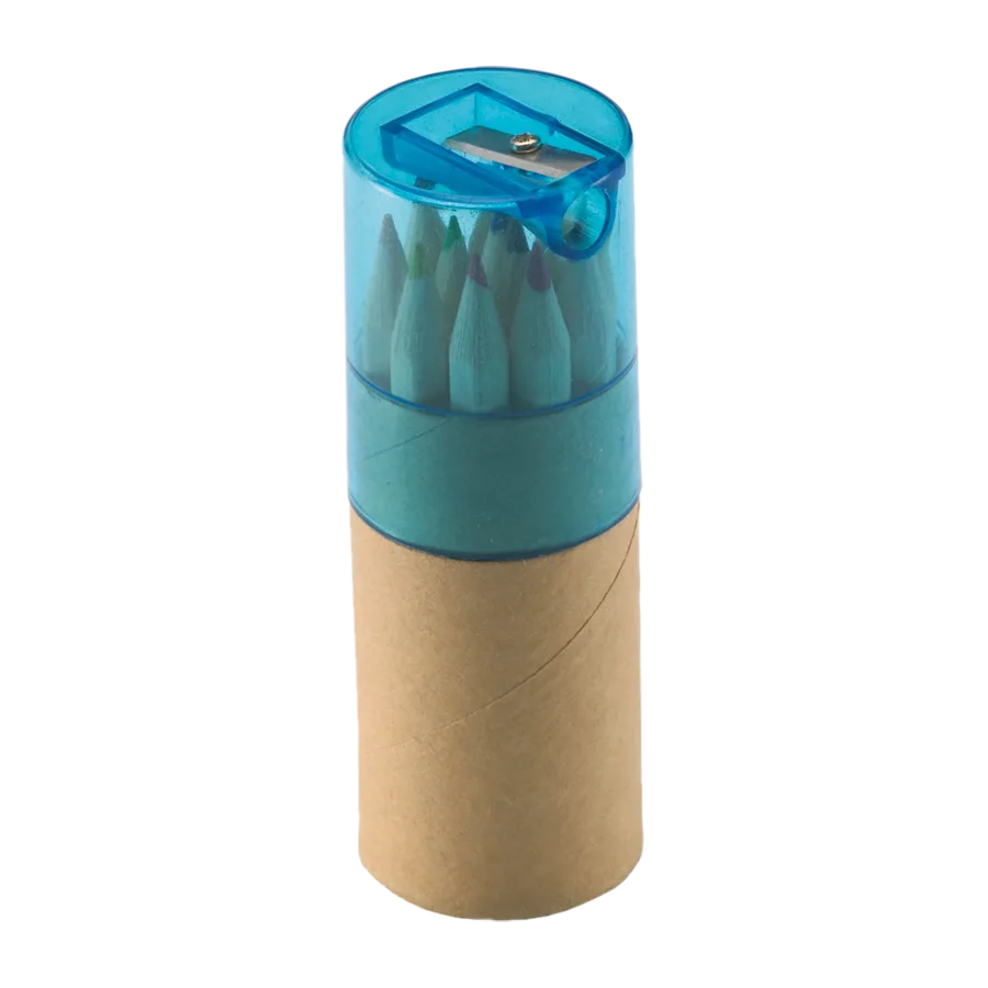 Vue 3 de Boite 12 crayons couleurs