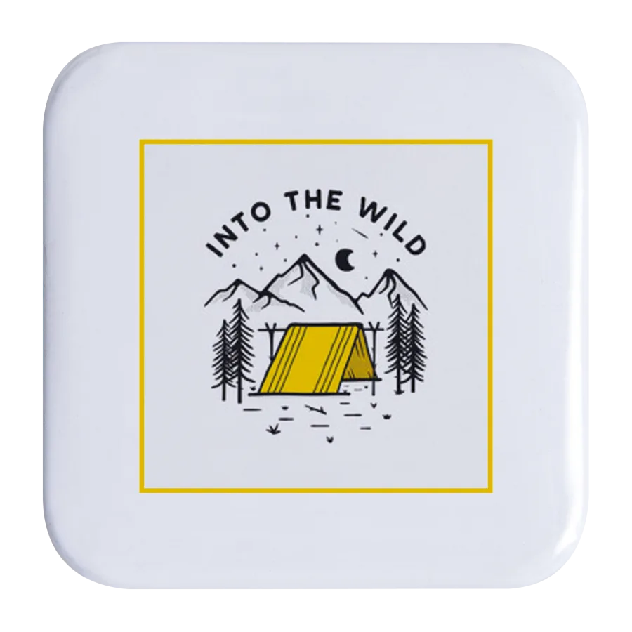 Vue 5 de Badge carre 3.6 x 3.6 cm