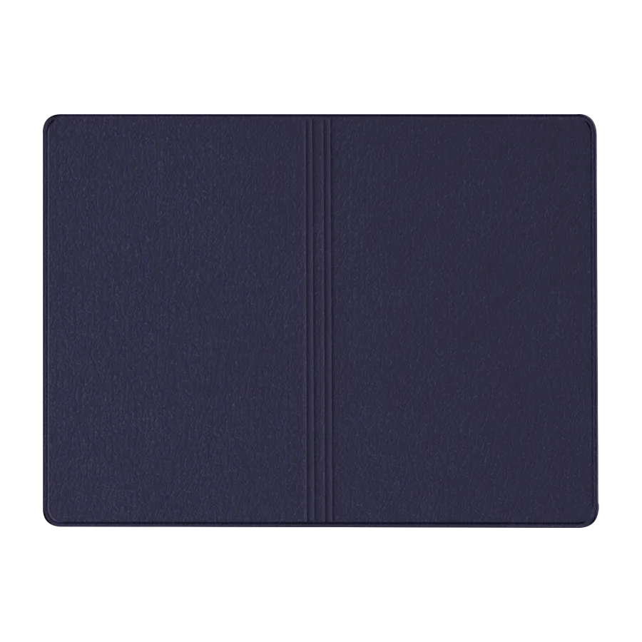Etui 2 cartes pvc imit° cuir