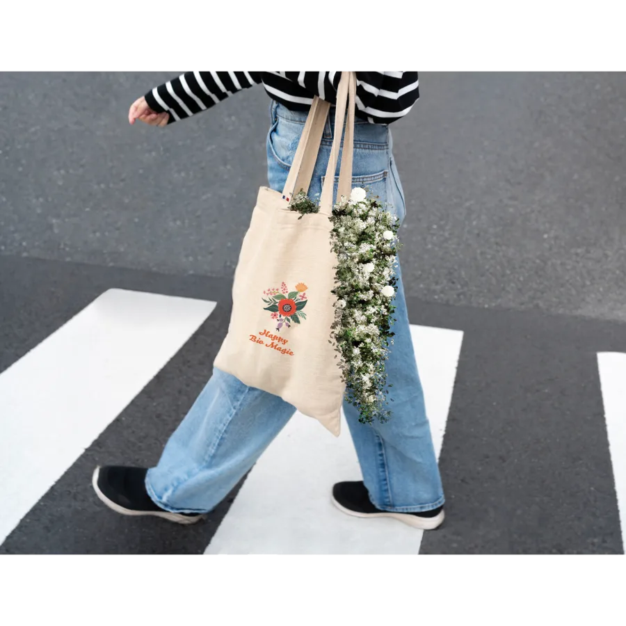 Vue 5 de Tote bag recycle conf. france