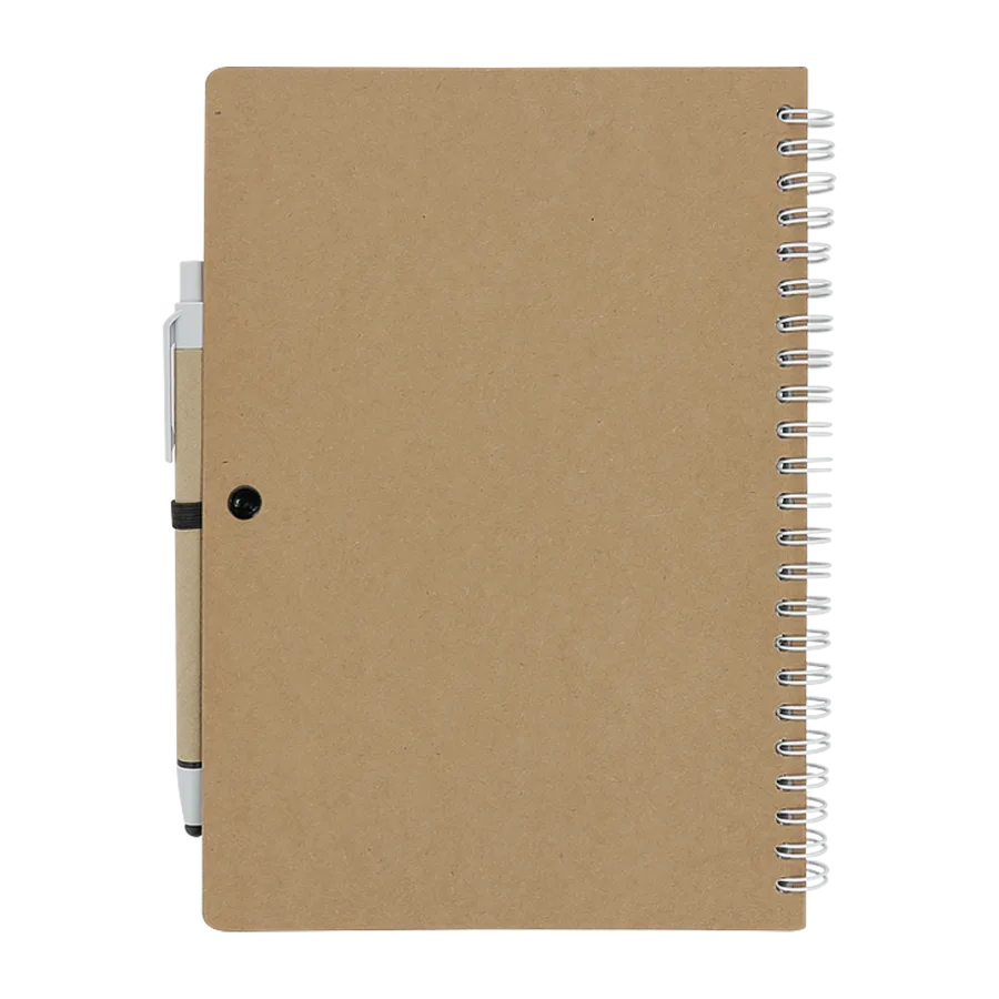 Vue 4 de Carnet spirale adhesif / stylo