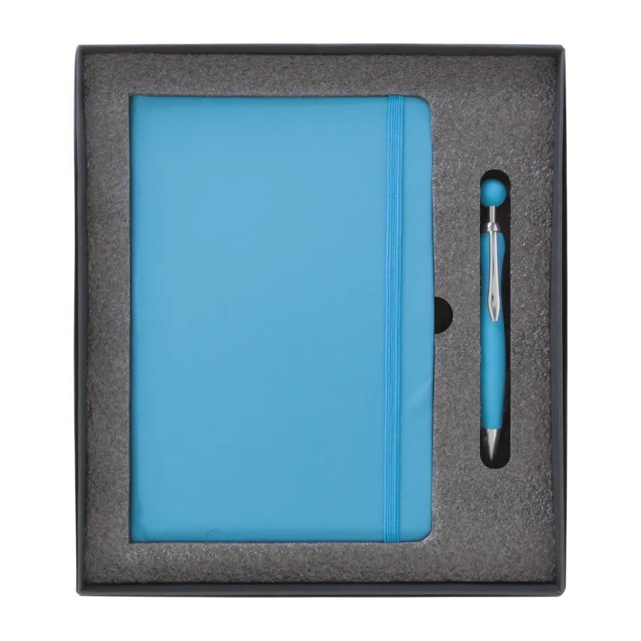 Vue 4 de Set stylo e1006 + carnet y1715