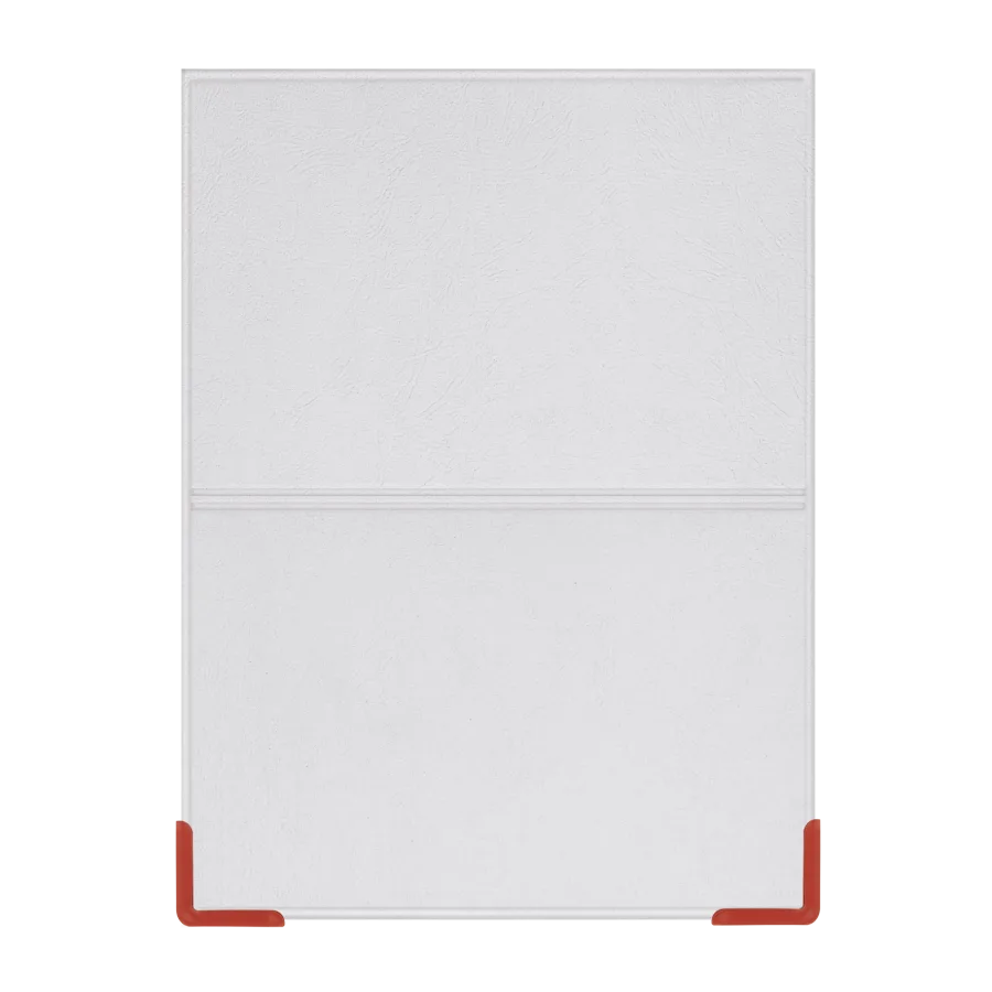 Vue 2 de Etui 2 cartes pvc stand+coins