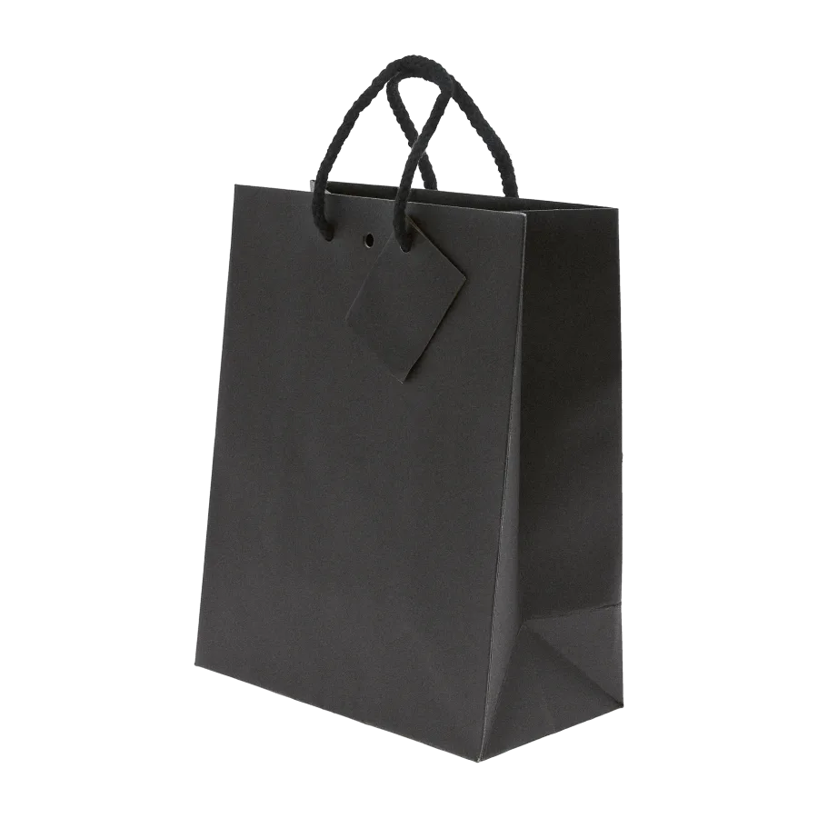 Vue 4 de Sac kraft noir 4 l
