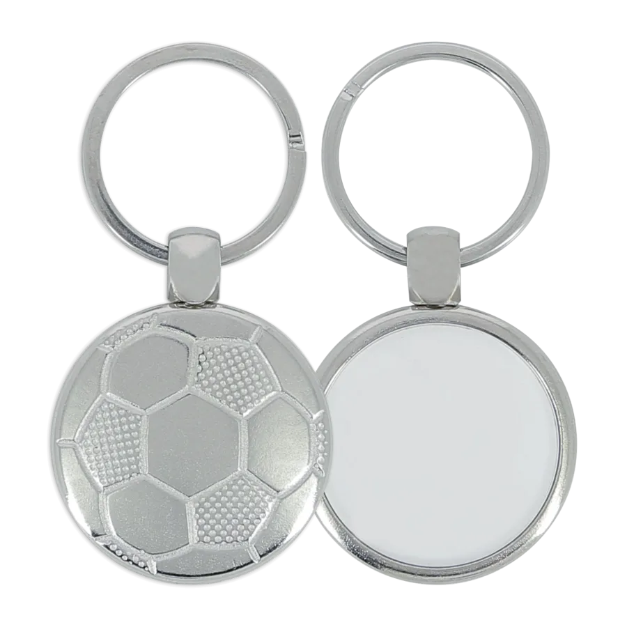 Porte-cles foot metal europe