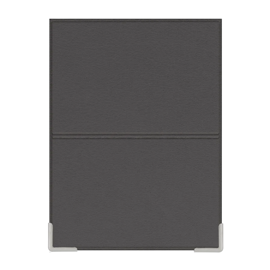 Vue 2 de Etui 2 cartes imit° cuir+coins