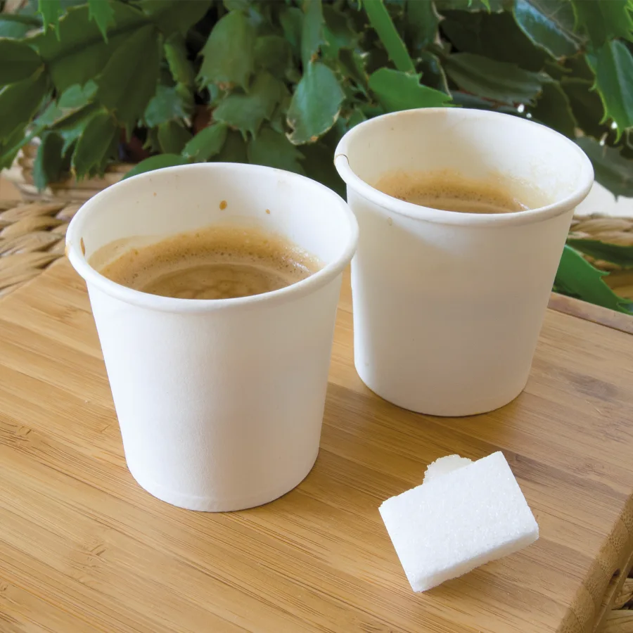 Vue 3 de Gobelet carton 12cl