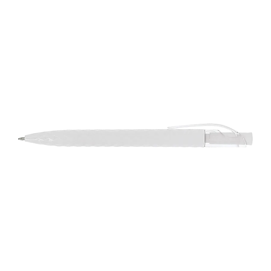 Vue 3 de Stylo bille design geometrique