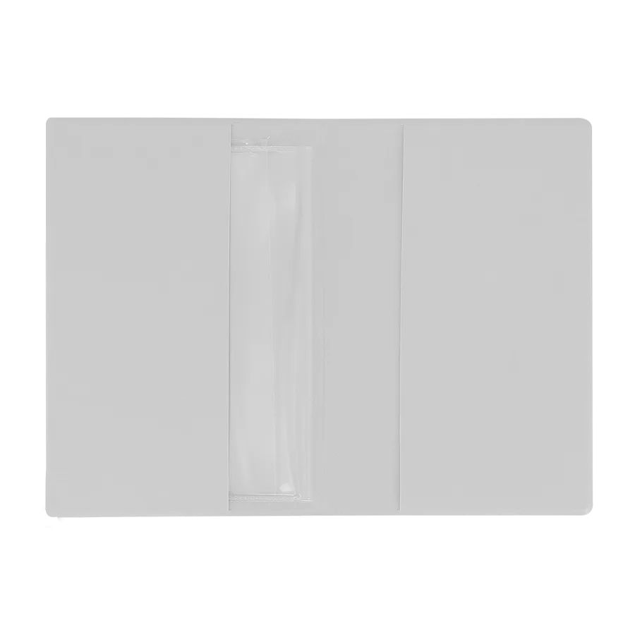 Vue 2 de Porte-carte grise pvc mat