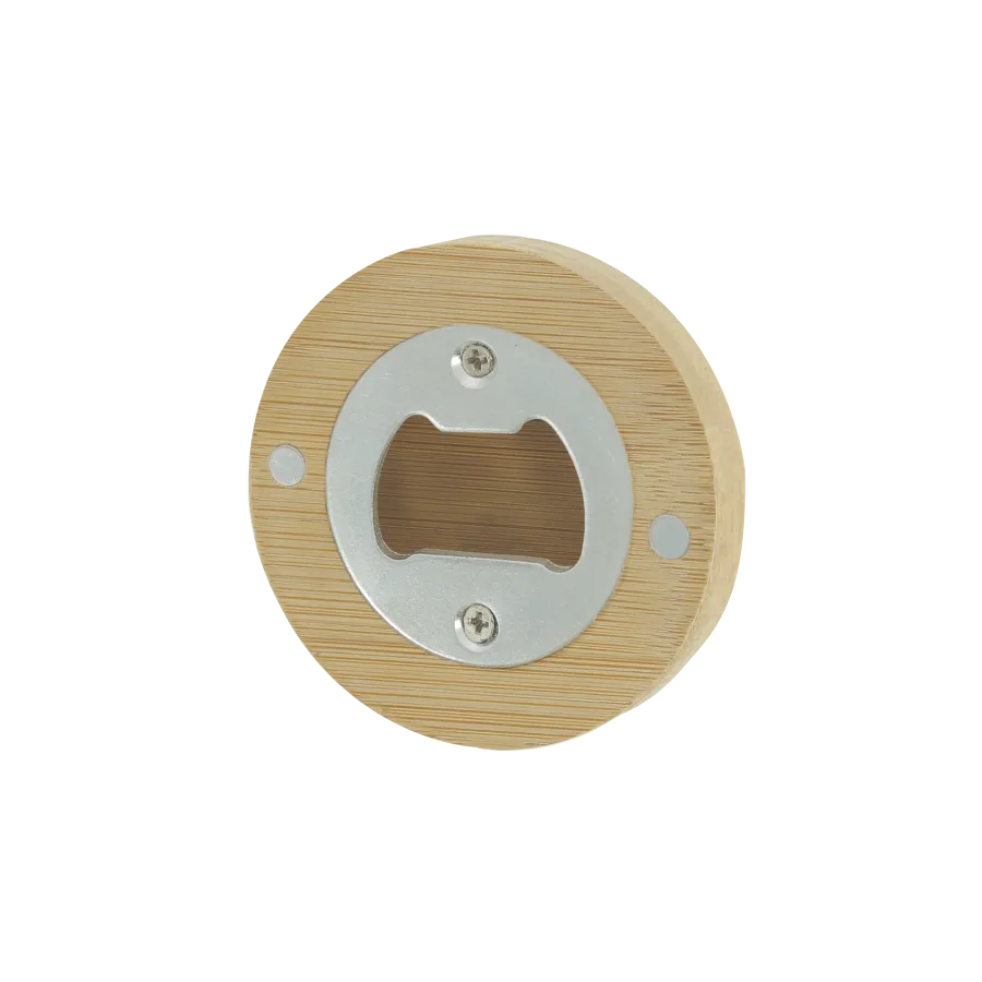 Vue 2 de Magnet decapsuleur bambou