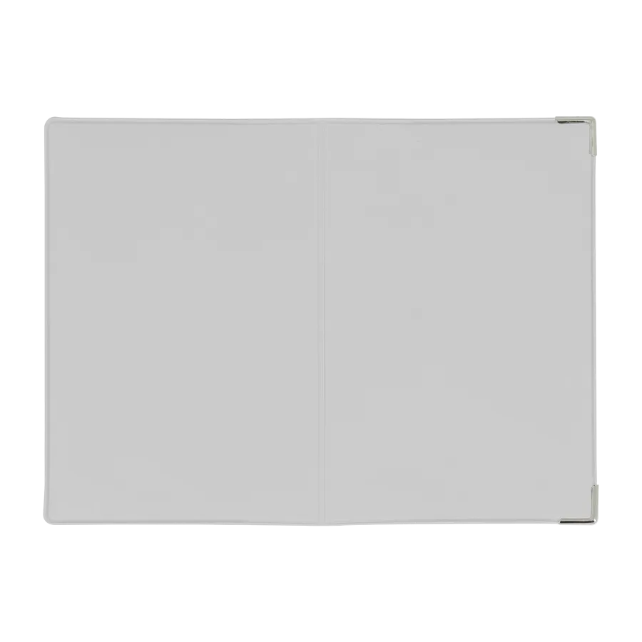 Vue 5 de Porte-carte grise pvc mat