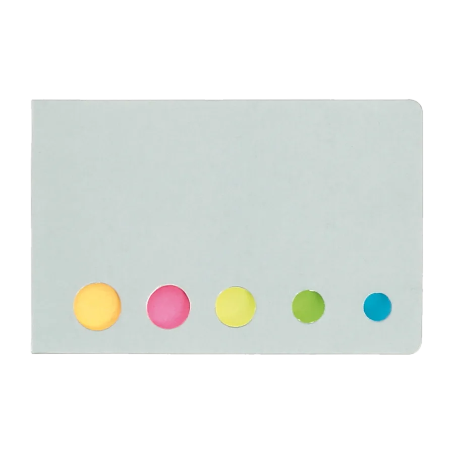 Vue 2 de Bloc marque-pages adhesifs
