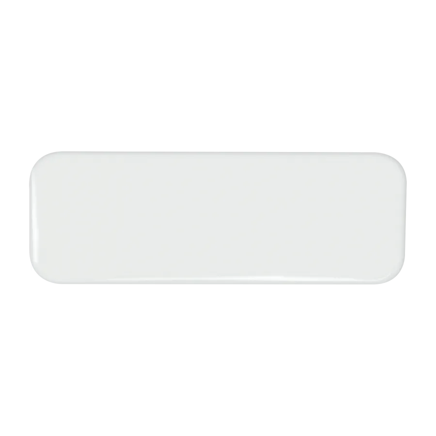 Vue 2 de Badge rectangle 6,9 x 2,4 cm