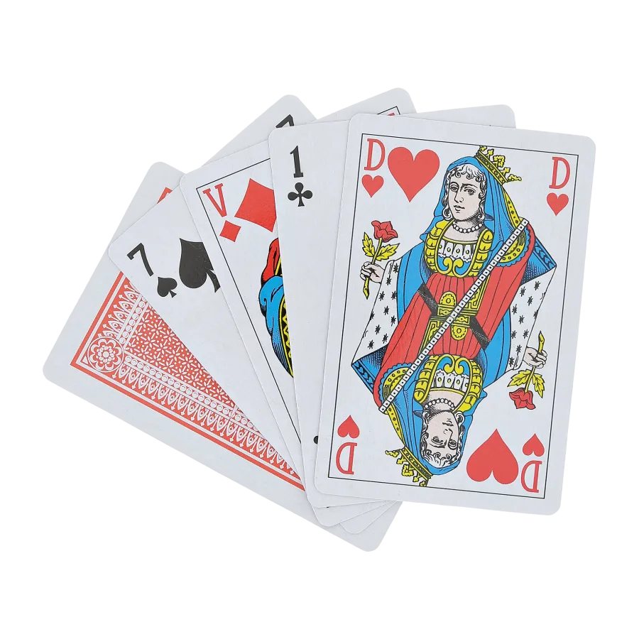 Vue 2 de Jeu de 32 cartes