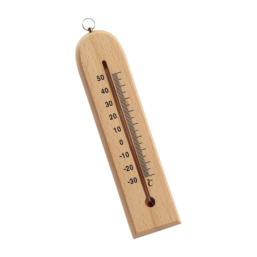 Thermometre bois