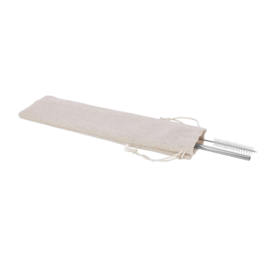 Vue 3 de Set etui 1 paille et goupillon