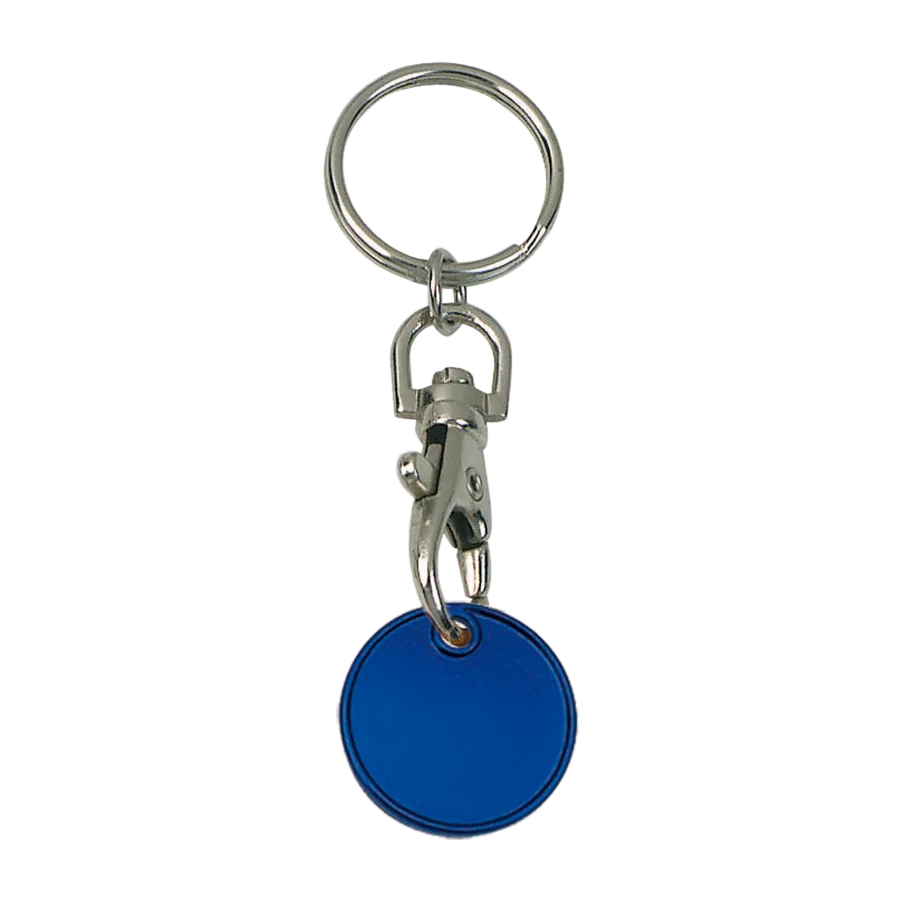 Vue 2 de Porte-cles jeton alu