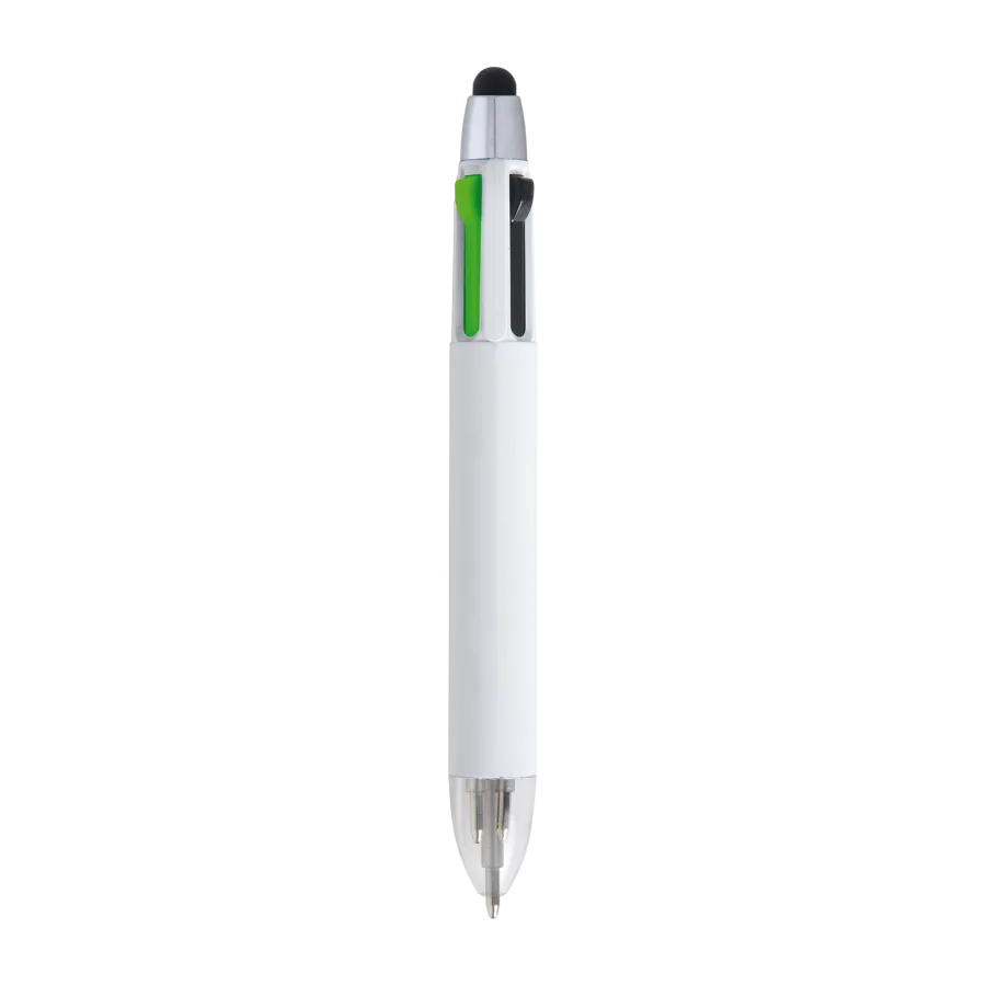 Vue 3 de Stylo/stylet 4 couleurs