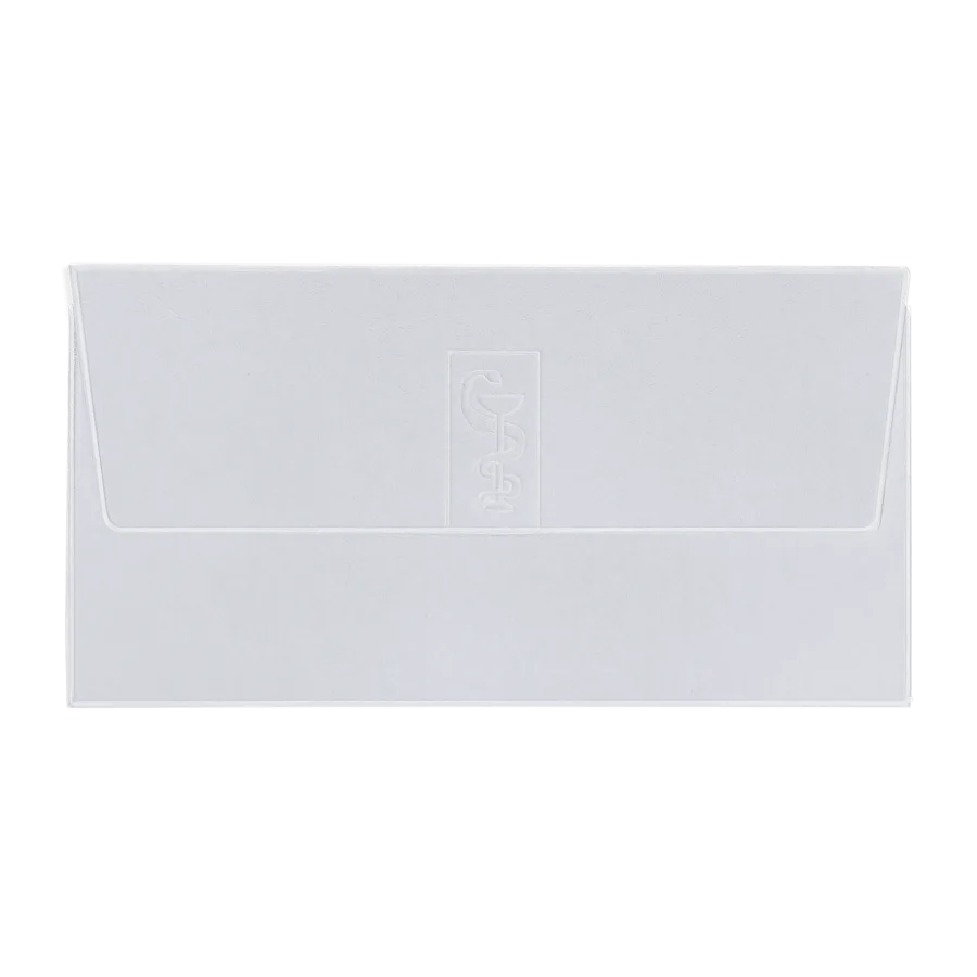 Vue 3 de Pochette sante 4 p pvc stand.