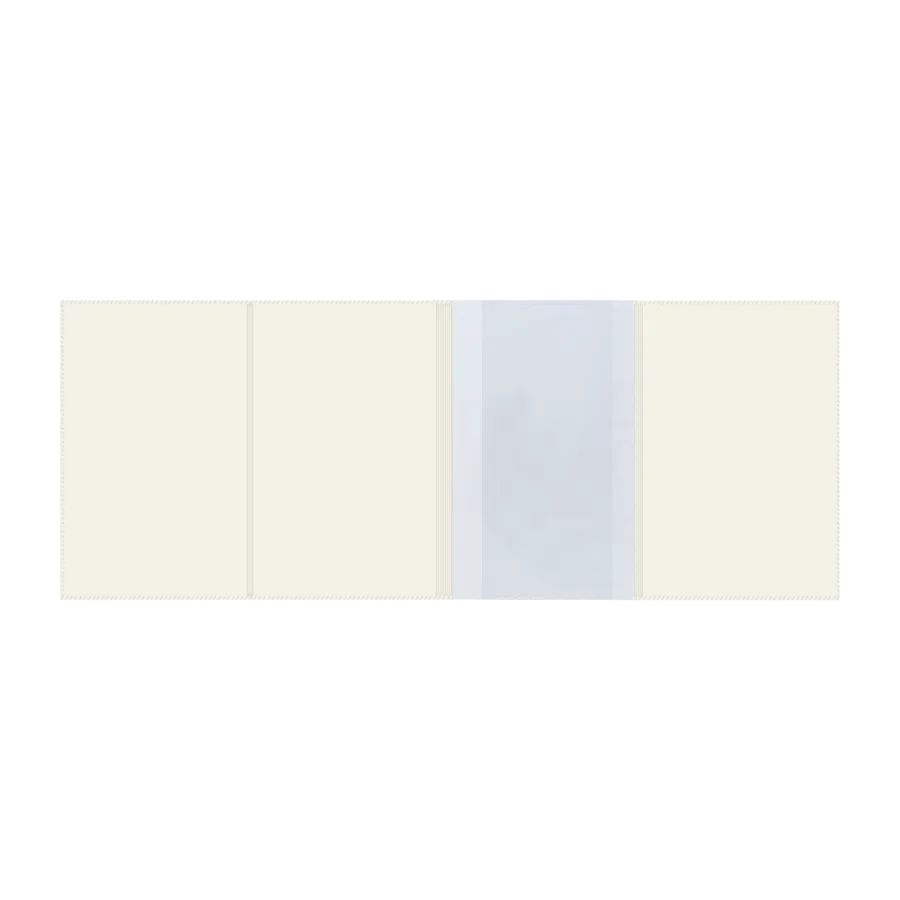 Vue 2 de Porte-carte grise pvc mat