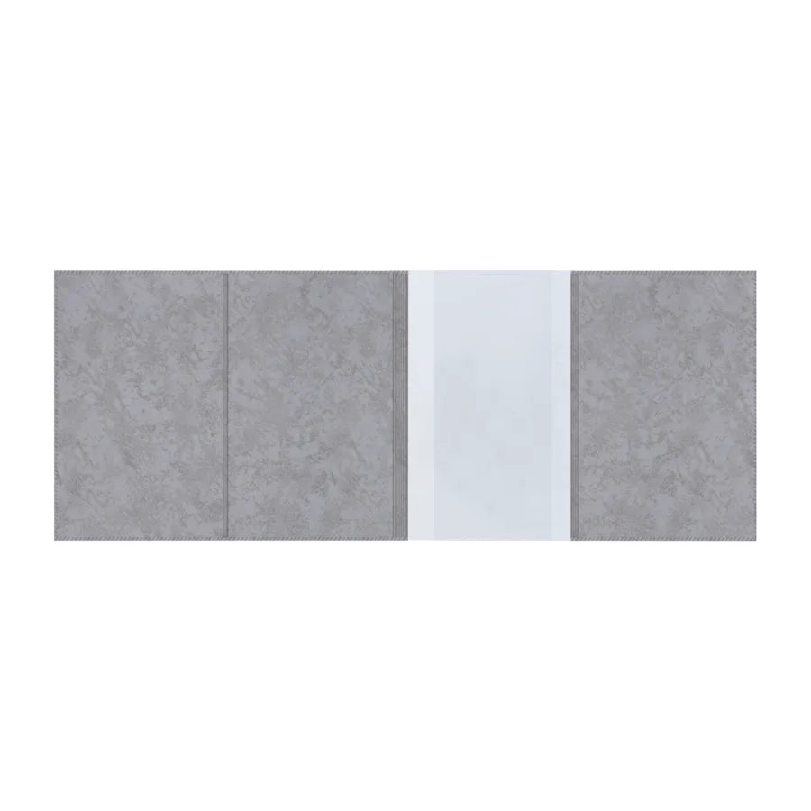 Vue 2 de Porte-carte grise pvc marbre