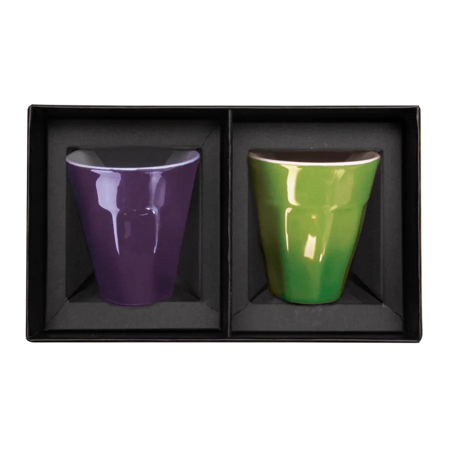 Vue 4 de Set 2 tasses expresso 8cl