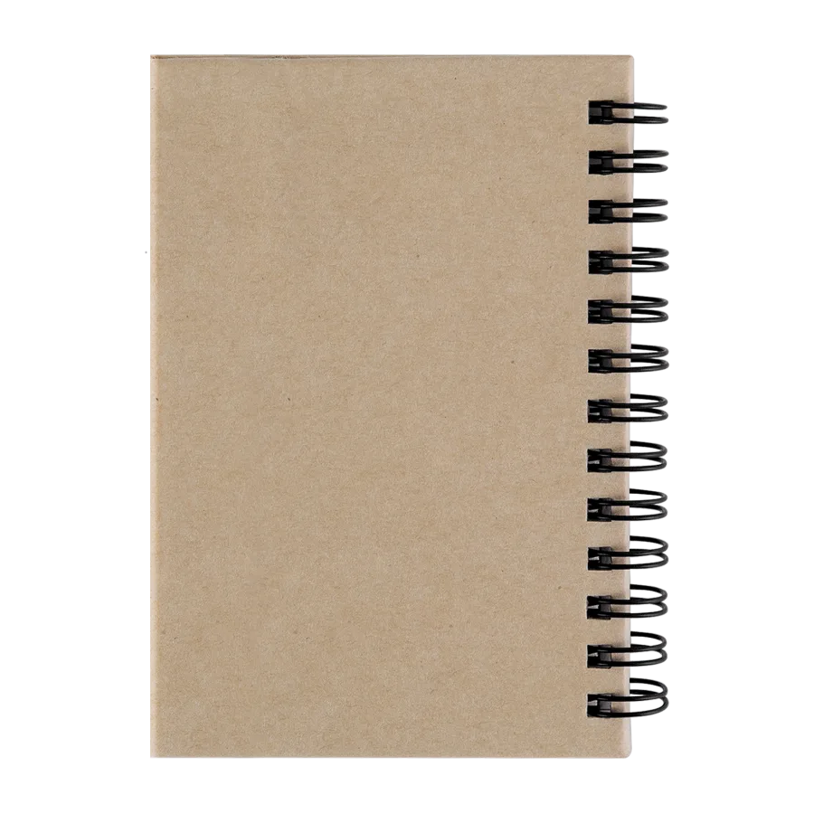 Vue 2 de Carnet spirale avec stylo