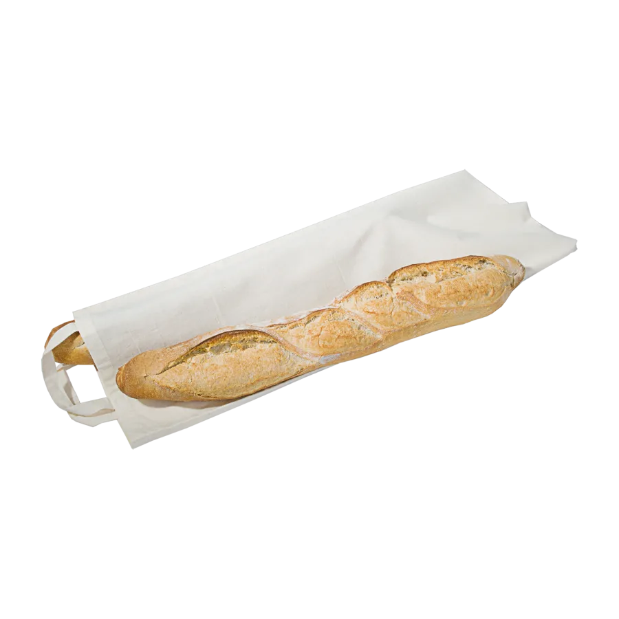 Vue 4 de Sac a pain coton