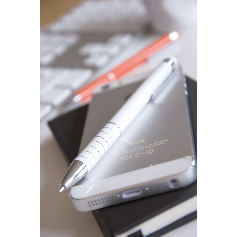 Vue 4 de Stylo bille/stylet aluminium