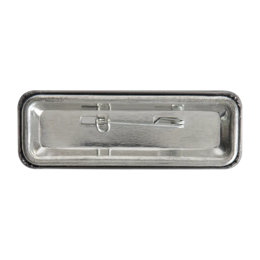 Vue 3 de Badge rectangle 6,9 x 2,4 cm