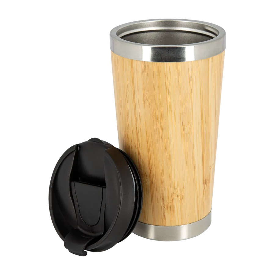 Vue 3 de Mug isotherme bambou 45cl